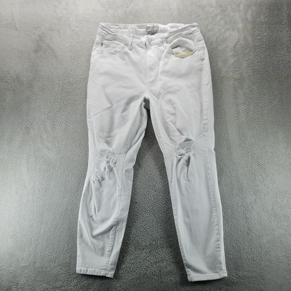 Judy Blue White Skinny Jeans